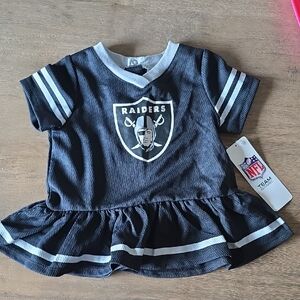 NFL Team Black Kids Jersey Dress